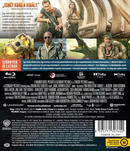 detail Kong: Ostrov lebiek - Blu-ray (maďarský obal)