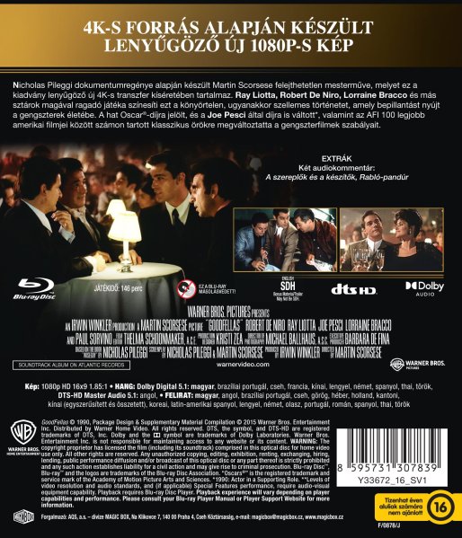 detail Mafiáni: Edícia k 25. výročiu - Blu-ray (maďarský obal)