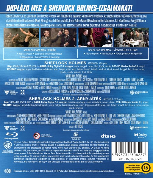 detail Sherlock Holmes 1-2 kolekcia - Blu-ray 2BD