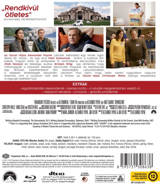 detail Zmenšovanie - Blu-ray (maďarský obal)