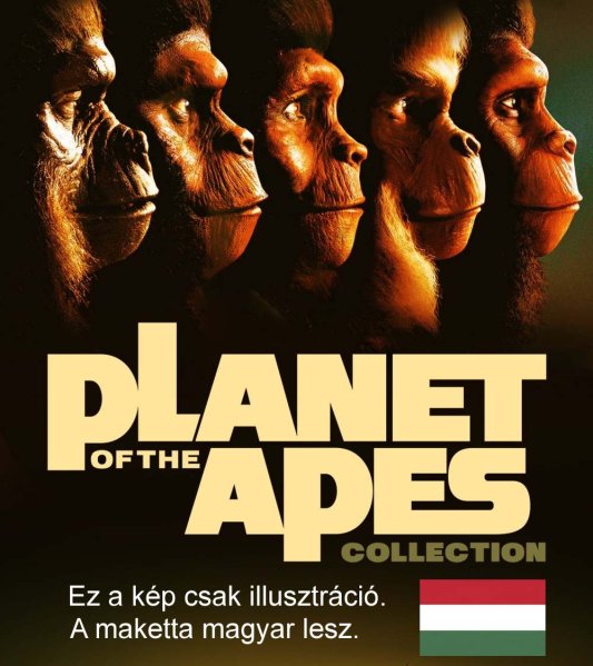 detail Planéta opíc 1-5 kolekcia - Blu-ray 5BD (maďarský obal)