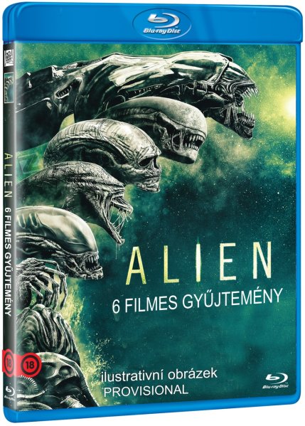 detail Votrelec - kolekcia 6 filmov - Blu-ray 6BD (maďarský obal)