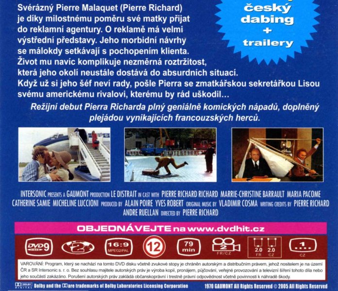 detail Roztržitý - DVD pošetka