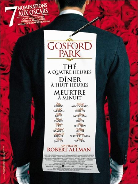 detail Gosford park - DVD pošetka