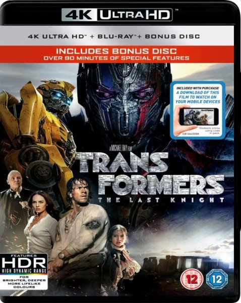 detail Transformers: Posledný rytier - 4K UHD + Blu-ray + BD bonus disc (bez CZ)
