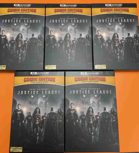 detail Komiksová edice Liga spravedlnosti Zacka Snydera - 4K UHD + BD OUTLET