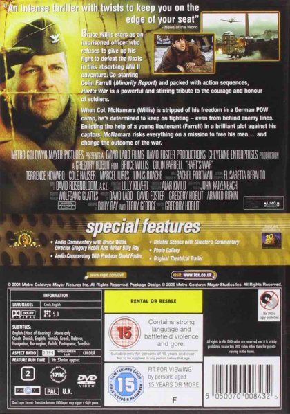 detail Hartova vojna - DVD