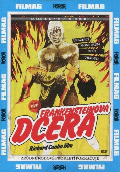detail Frankensteinova dcera - DVD pošetka