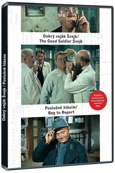 detail Dobrý vojak Švejk / Poslušne hlásim (Digitálne reštaurované filmy) - 2DVD