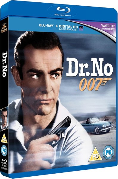 detail James Bond: Dr. No - Blu-ray (UK obal)
