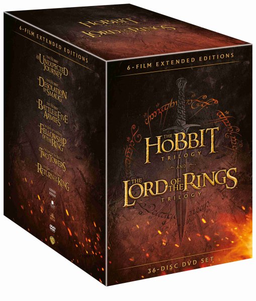 detail Středozemě kolekce (Prodloužené verze) - 36 DVD