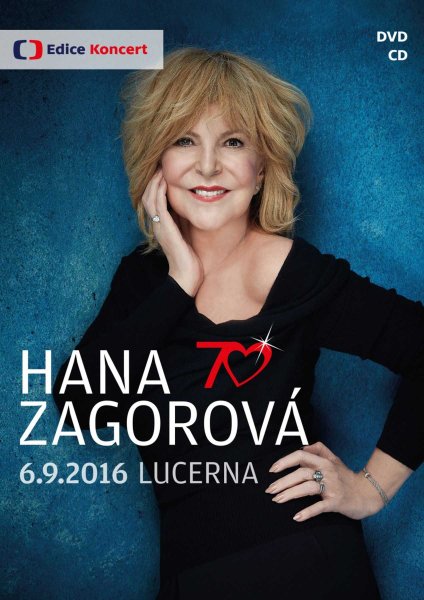 detail Hana Zagorová: 70 Lucerna 2016 - DVD + CD