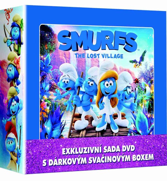 detail Šmoulové 1-3 Svačinový plechový kufřík - kolekce 3 DVD