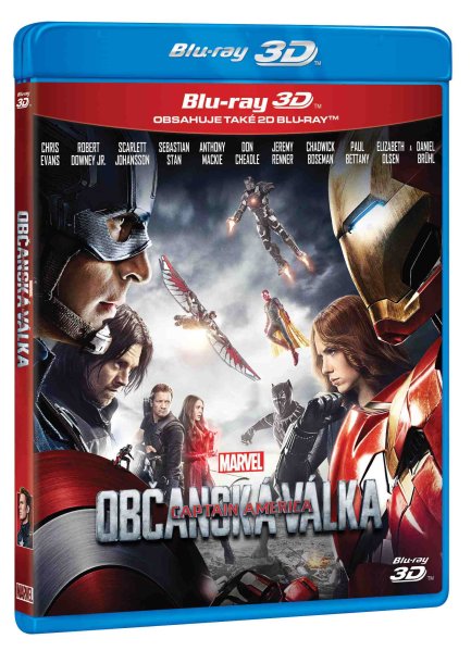 detail Captain America: Občianska vojna - Blu-ray 3D + 2D