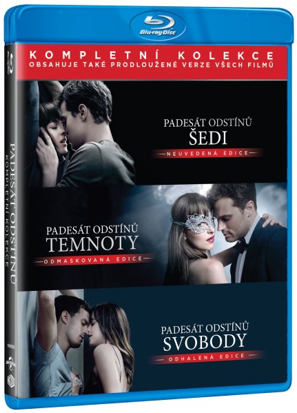 detail Päťdesiat odtieňov Kolekcia  1-3 – Blu-ray 3BD