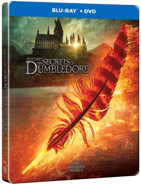 detail Fantastické zvery: Tajomstvá Dumbledora - Blu-ray + DVD Steelbook (Feather)