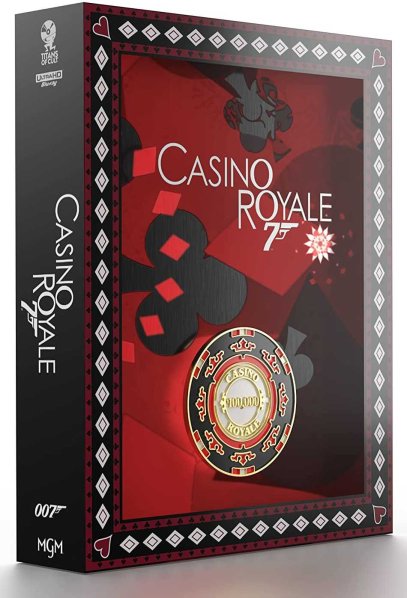 detail Casino Royale - 4K Ultra HD Blu-ray Steelbook Limit. edícia