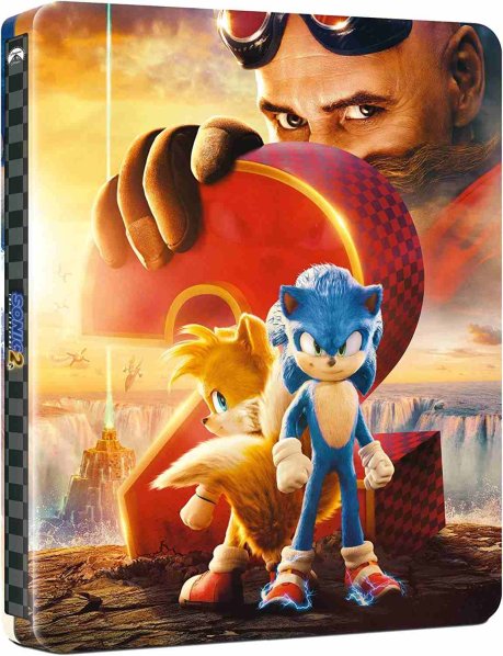 detail Ježko Sonic 1+2 - 4K Ultra HD Blu-ray + Blu-ray (2BD) Steelbook