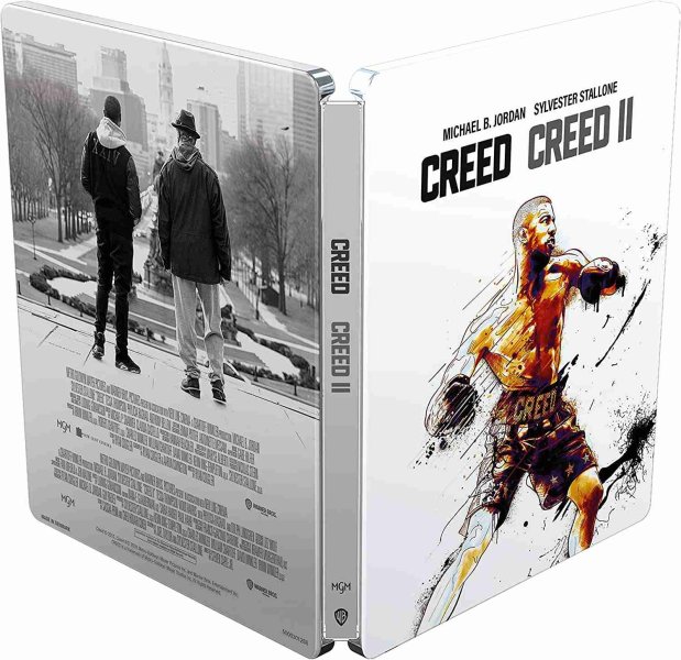 detail Creed 4K UHD Blu-ray (CZ) + Creed II 4K UHD Blu-ray (bez CZ) Steelbook
