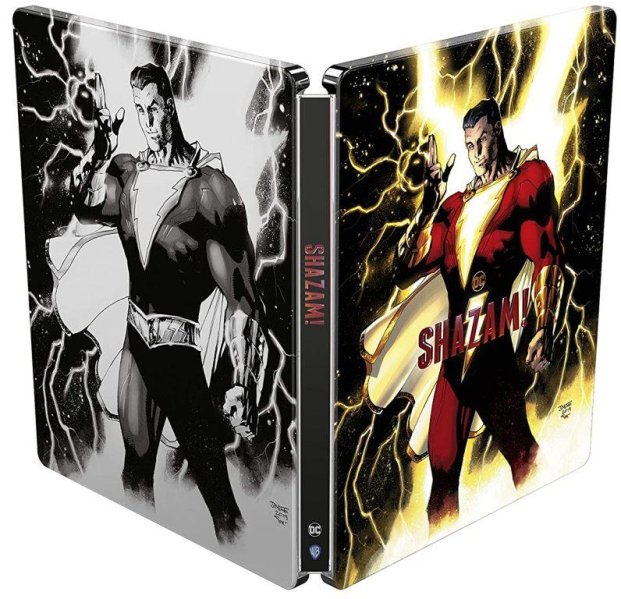 detail Shazam! - 4K Ultra HD Blu-ray Comic Art Steelbook