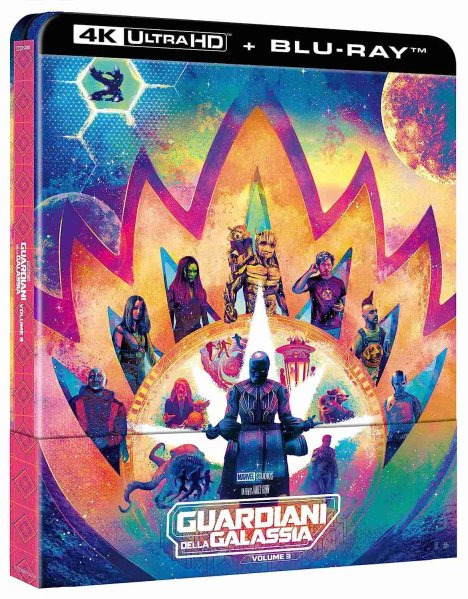 detail Strážci Galaxie Vol. 3 - Blu-ray (s CZ) + 4K (bez CZ) Steelbook + lentik.karta