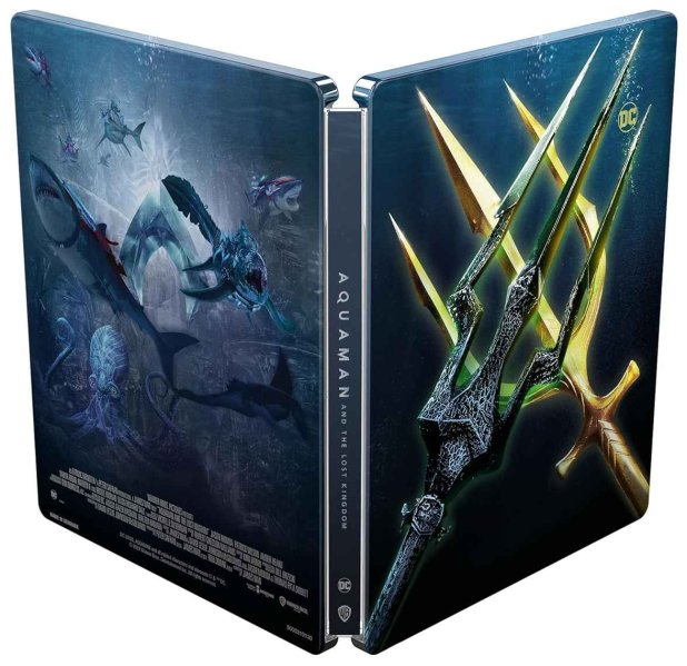 detail Aquaman a stratené kráľovstvo - 4K UHD + BD (2BD) Steelbook Tridents
