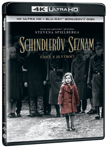 detail Schindlerov zoznam - výročná edícia 25 rokov - 4K UHD Blu-ray + BD bonus