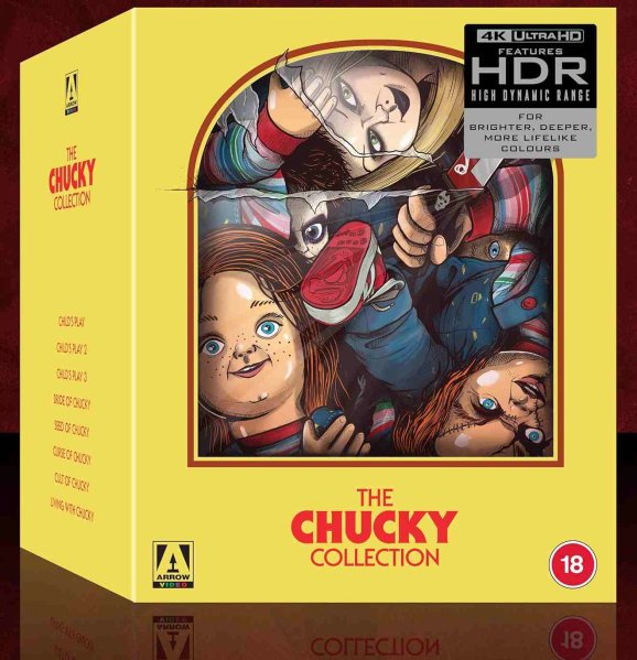 detail Chucky Collection Limited Edition 4K UHD + Blu-ray (bez CZ)
