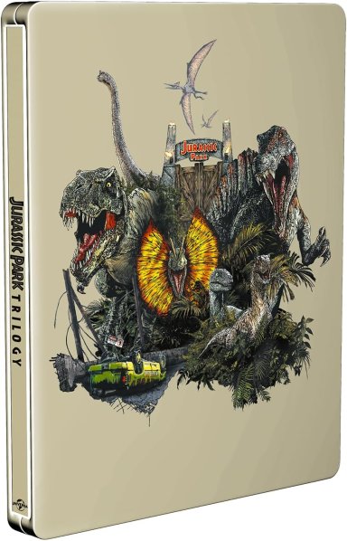 detail Jurský park trilógia 1-3 - Limited Edition Steelbook 4K Ultra HD Blu-ray (bez CZ)