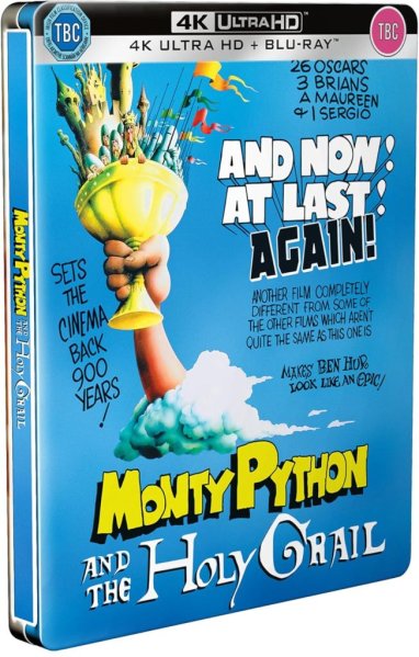detail Monty Python a Svätý Grál - 4K Ultra HD + Blu-ray Steelbook (bez CZ)