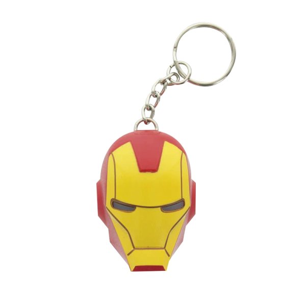 detail Klíčenka Iron Man svítící