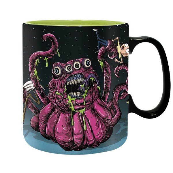detail Hrnek Rick and Morty - Monsters 460 ml