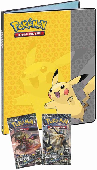 detail Pokémon Pikachu - A4 album na 180 karet + 20 hracích karet