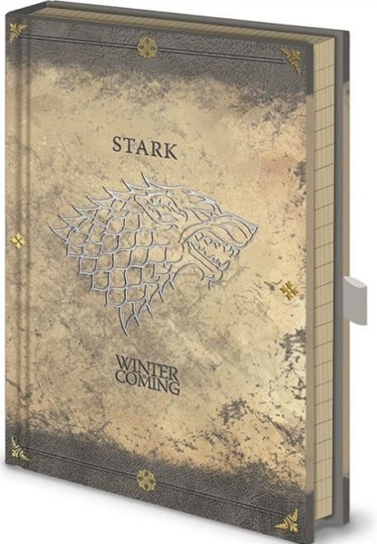 detail Poznámkový A5 blok Game of Thrones/Hra o Trůny