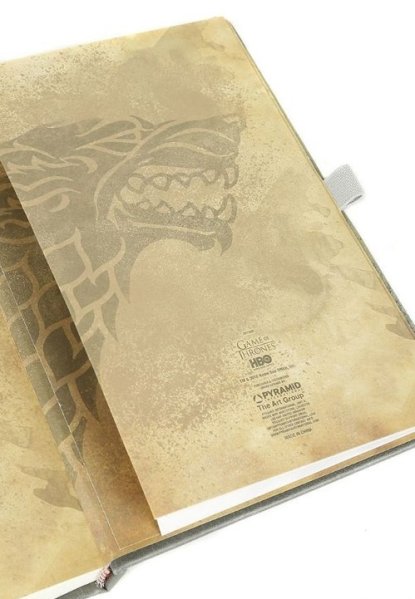 detail Poznámkový A5 blok Game of Thrones/Hra o Trůny