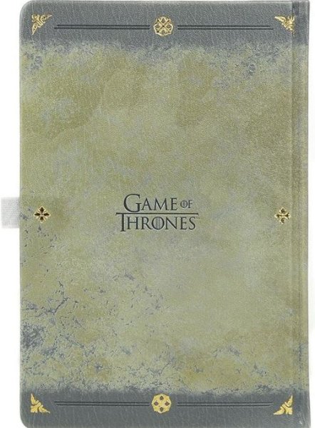 detail Poznámkový A5 blok Game of Thrones/Hra o Trůny