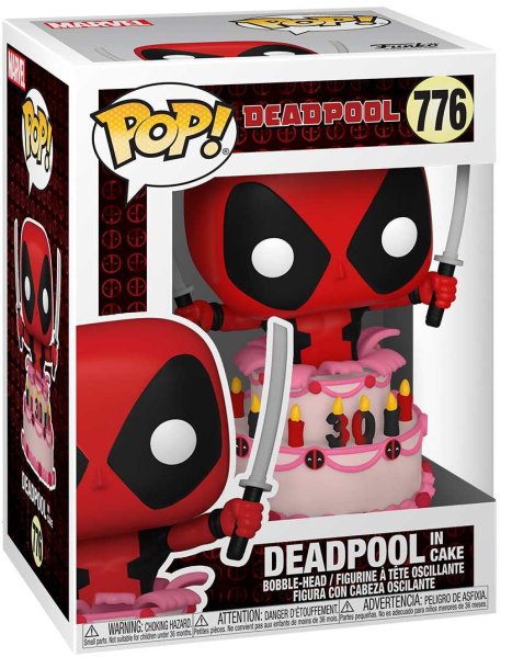 detail Funko POP! Marvel: Deadpool 30th - Deadpool in Cake