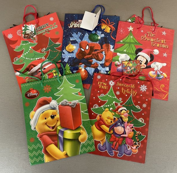 detail Vánoční dárková taška 1ks (dětský motiv, náhodný výběr)