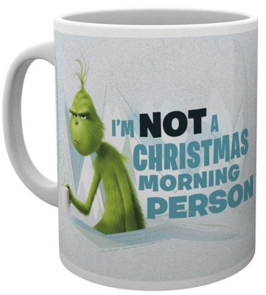 detail Keramický hrnek - THE GRINCH I'm not a christmas morning person 300ml