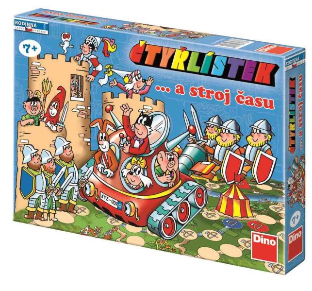 detail Čtyřlístek a stroj času - společenská hra