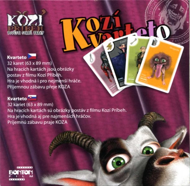 detail Kvarteto - Kozí příběh se sýrem (32 karet)