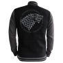 nahlad Bunda Game of Thrones - Stark - pánská, černo-šedá L