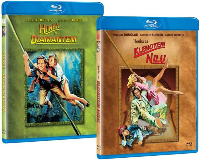 detail Honba za diamantem + Honba za klenotem Nilu - Blu-ray (jednotlivé krabičky)