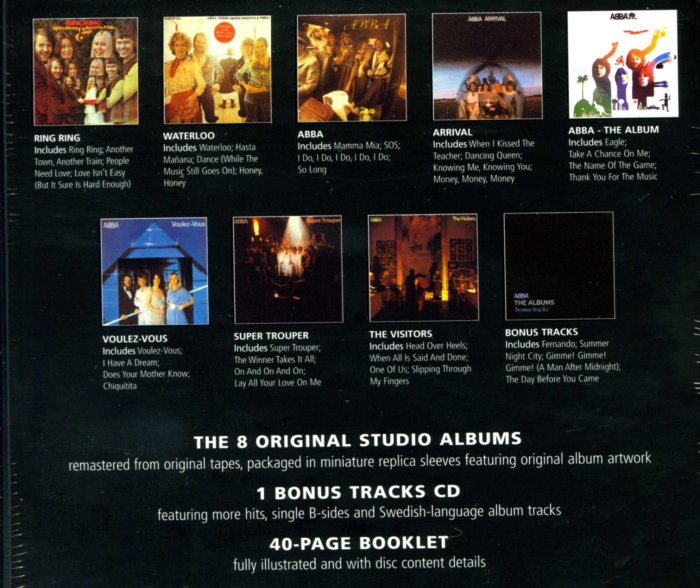 detail ABBA - THE ALBUMS (9 CD )
