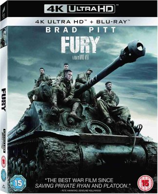 Železná srdce (Fury) 4K Ultra HD - UHD Blu-ray + Blu-ray (bez CZ podpory)