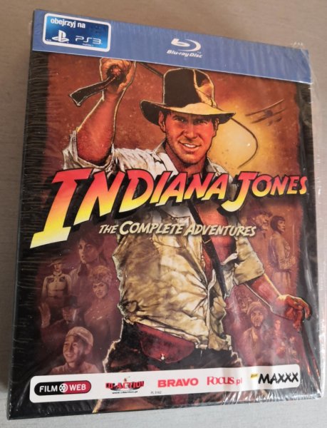 detail Indiana Jones Quadrilogy 1-4 Digibook 4BD + bonus disk OUTLET