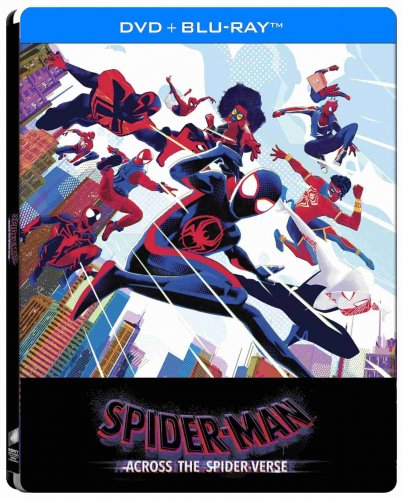 Spider-Man: Napříč paralelními světy - Blu-ray+DVD+6 karet Steelbook (bez CZ)