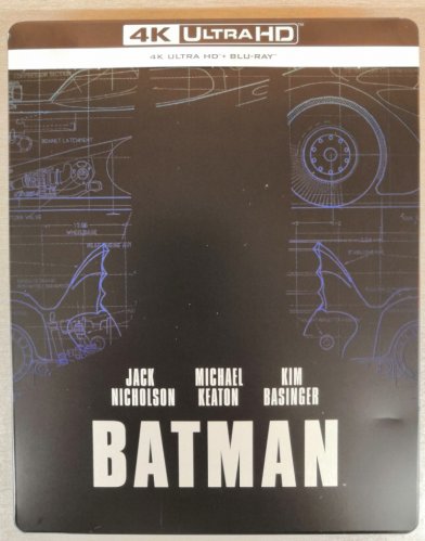 Batman (1989) - 4K Ultra HD Blu-ray Steelbook OUTLET