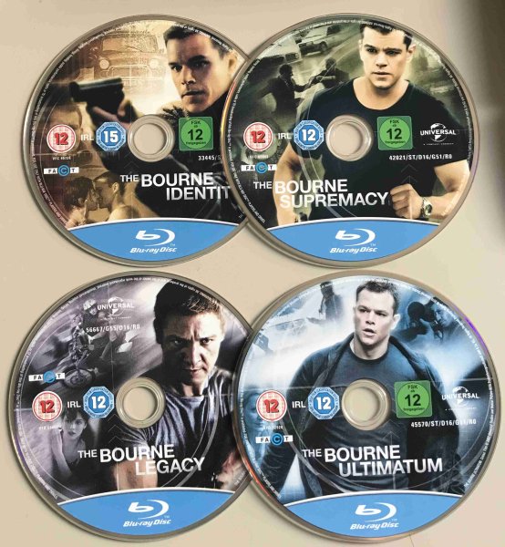 detail Bourneova kolekce 4 filmů - 4 Blu-ray (bez CZ podpory) - outlet