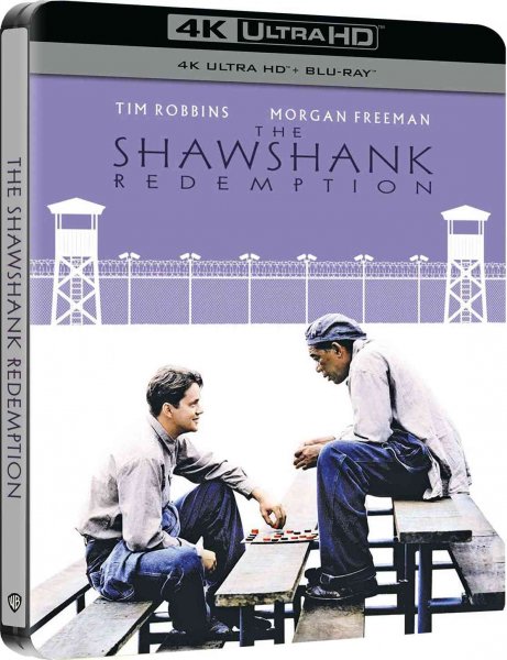 detail Vykúpenie z väznice Shawshank - Steelbook 4K Ultra HD + Blu-ray